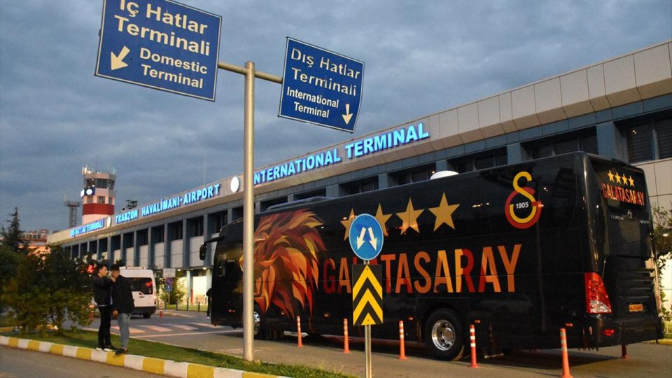 Galatasaray kafilesi Trabzon’da