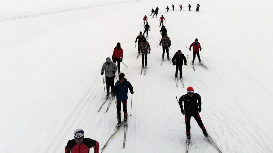 Kayak sporcuları Ağrı dağlarında başarıya koşuyor