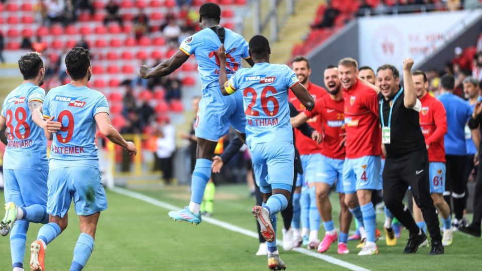 Kayserispor 5 maçlık mağlubiyet serisine son verdi