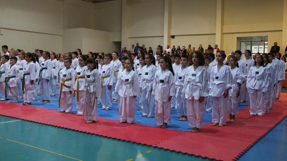 Bursa’da “tekvando kuşak sınavı” yapıldı