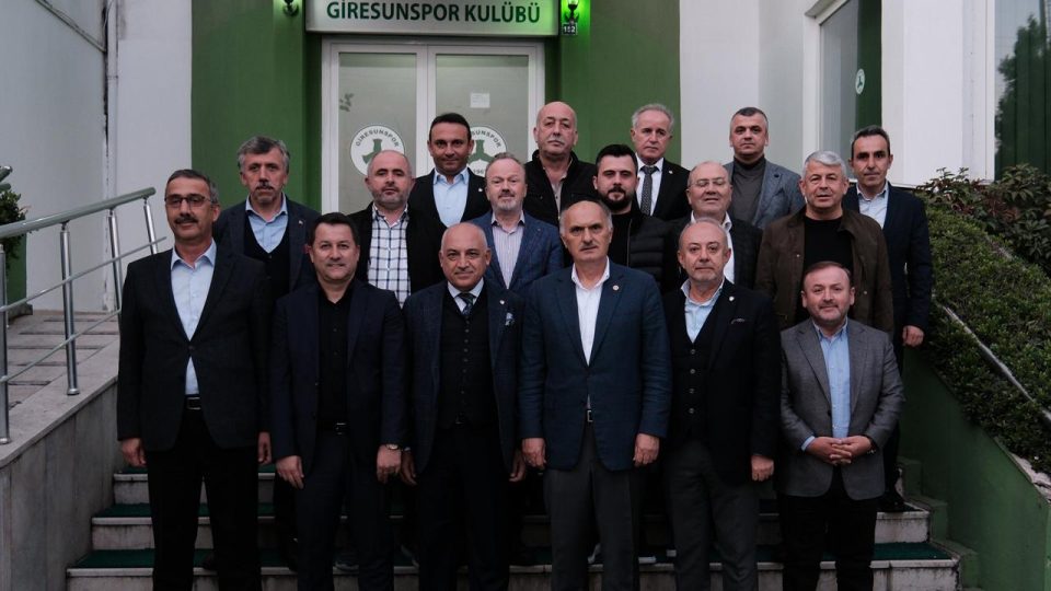 TFF Başkanı Mehmet Büyükekşi’den Giresunspor’a ziyaret