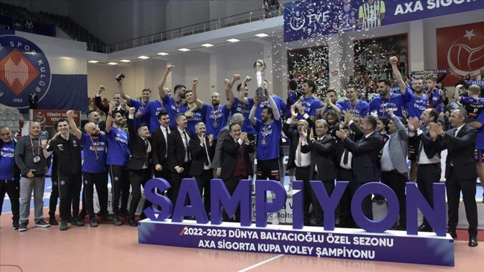 Erkekler Kupa Voley’de 29. şampiyon Halkbank