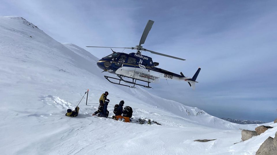 Kaçkar Dağları’nda heliski yoğunluğu yüzleri güldürdü