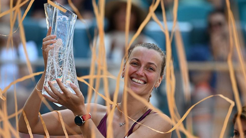 Miami Açık Tenis Turnuvası’nda tek kadınlar şampiyonu Kvitova