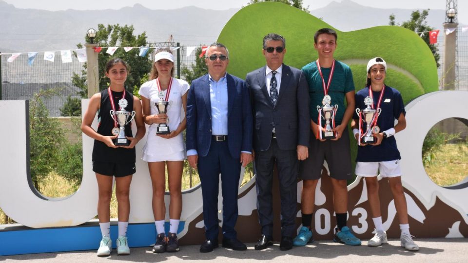 2. Uluslararası Cudi Cup Tenis Turnuvası sona erdi