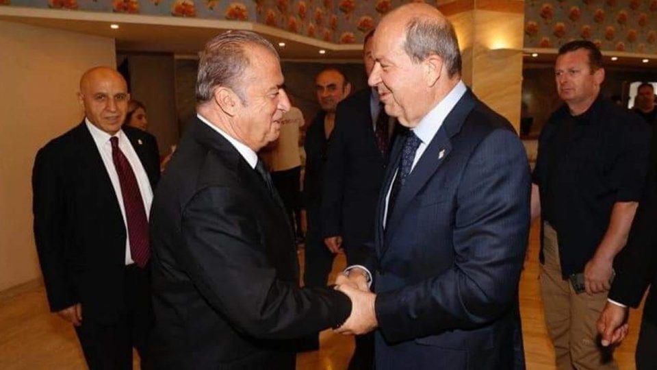 KKTC Cumhurbaşkanı Tatar Fatih Terim ile görüştü