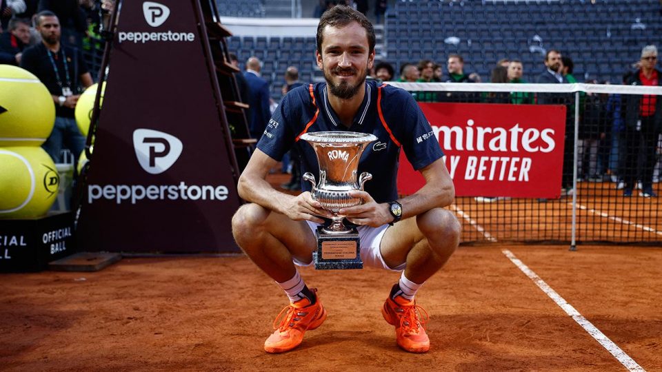 Roma Açık Tenis Turnuvası’nda şampiyon Daniil Medvedev