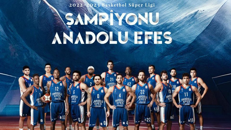 Basketbol Süper Lig’inde Şampiyon Anadolu Efes