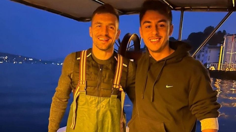 Dusan Tadic İstanbul Boğazı’nda balık tuttu